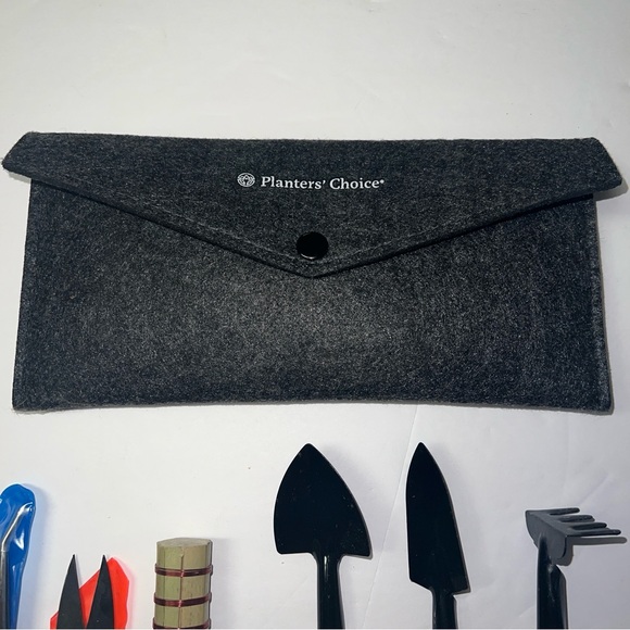 Bonsai Tools Set with 6PCS And Carrying Pouch Heavy Duty Kit, Trimming Scissors - Picture 2 of 9